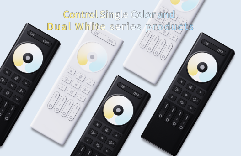 Rc Rf Ghz Rf Zone Dual White Remote Controller Derun Led