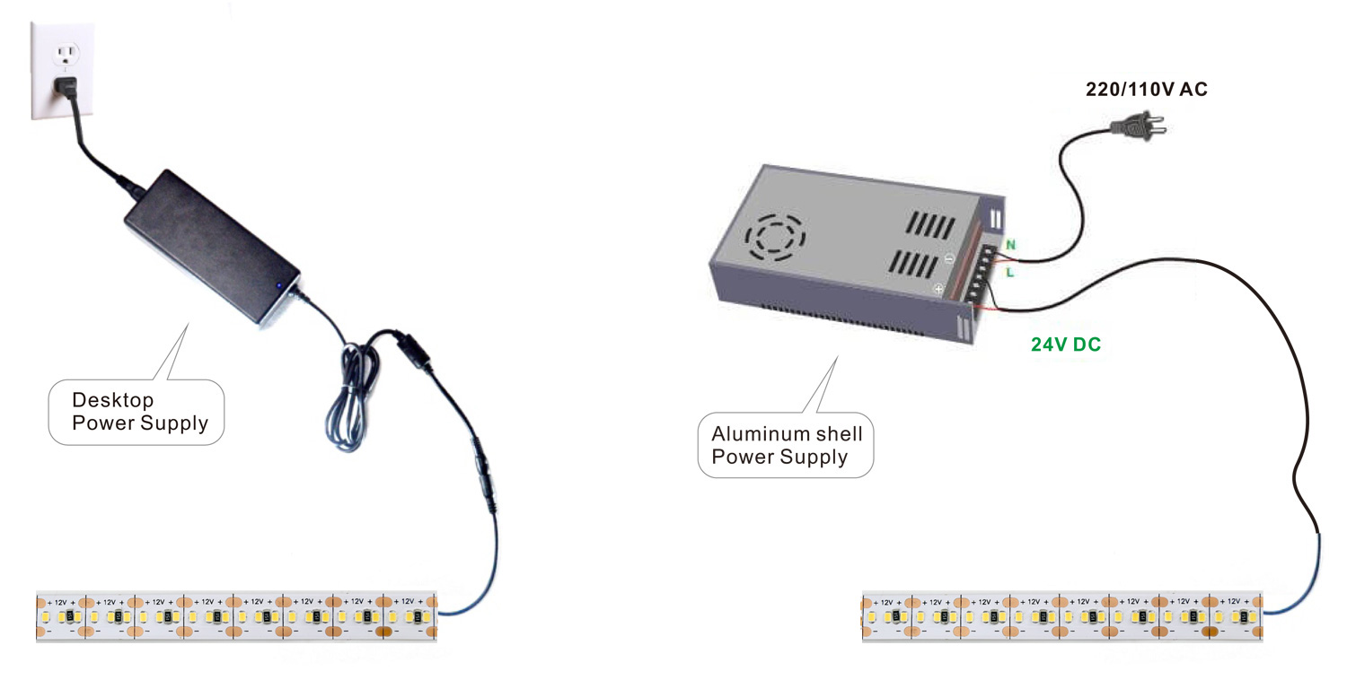 תרשים חיווט עמעום 2216 רצועת led מראה