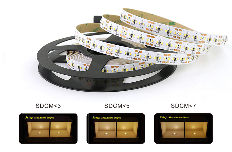 2216 LED-Streifenlichter Farbkonsistenz 3-Stufen-Farbtoleranzkontrolle