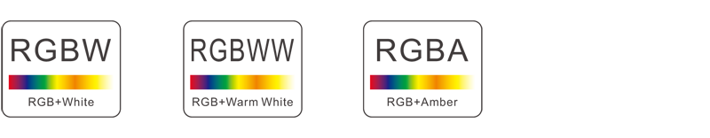 rgbw רצועת LED אורות ico
