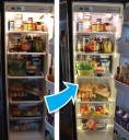 buzdolabında parlaklığı artırın, sadece led şerit takmayı deneyin