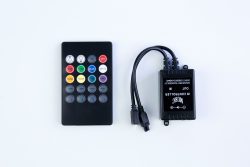 Музыкальный ИК-контроллер с 20 клавишами для светодиодной ленты 5050 RGB