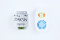 CCT Color-Temp Adjustable Dimmer Controller with RF Wireless Touch Remote