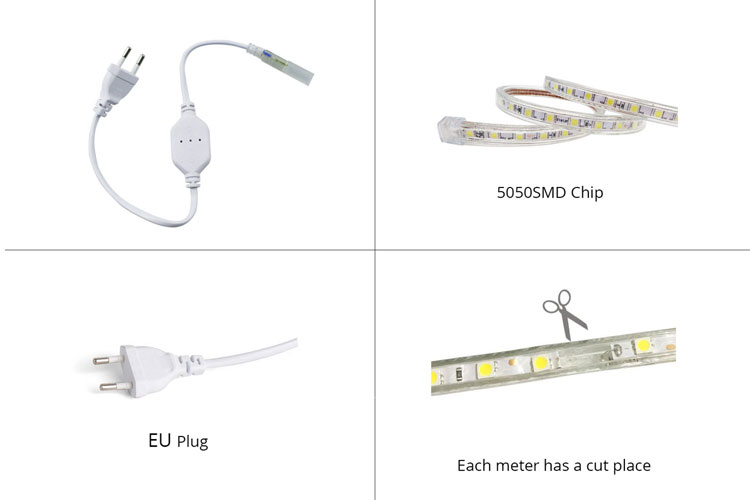 led tape light 4 - High Voltage Strip lights