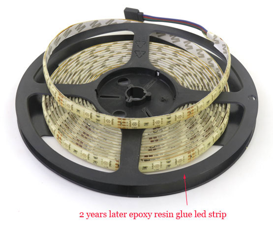 2 years later epoxy resin glue led strip - LED Strip Lights Application Guide