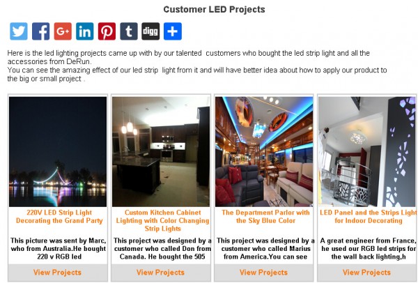 project 600x406 - LED Strip Lights Application Guide