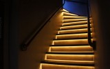 σκάλες strip light 160x100 - Οδηγός Εφαρμογής LED Strip Lights