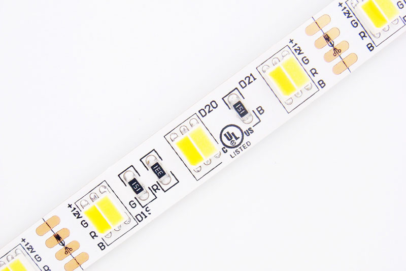 CCT Adjustable Flexible LED Strip Light with 16.4’ 72W 300 CCT Diodes 5050_1