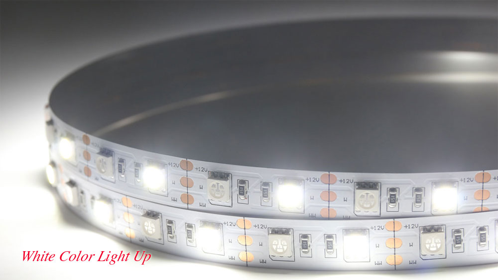 white color light up - CCT Adjustable LED Strip Light