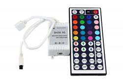 44-knapps RGB IR-kontroller för 12V/24V flexibel LED-remsa