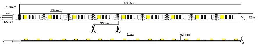 cct adjustable led strip light