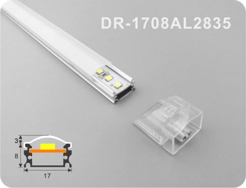 Светодиодный линейный светильник DR-1708AL2835