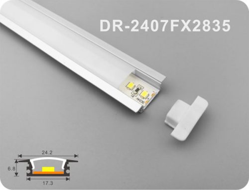 Светодиодный линейный светильник DR-2407FX2835