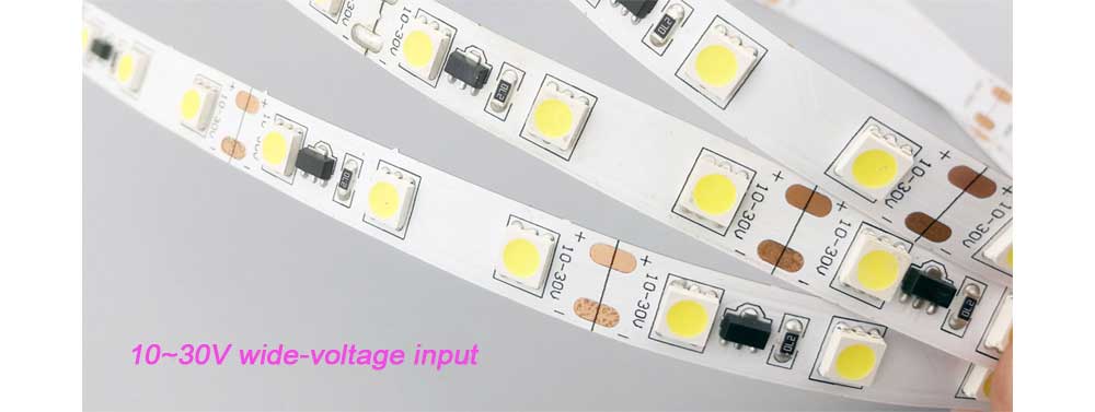 10 30v wide voltage input led strip lights - LED Strip Lights Application Guide