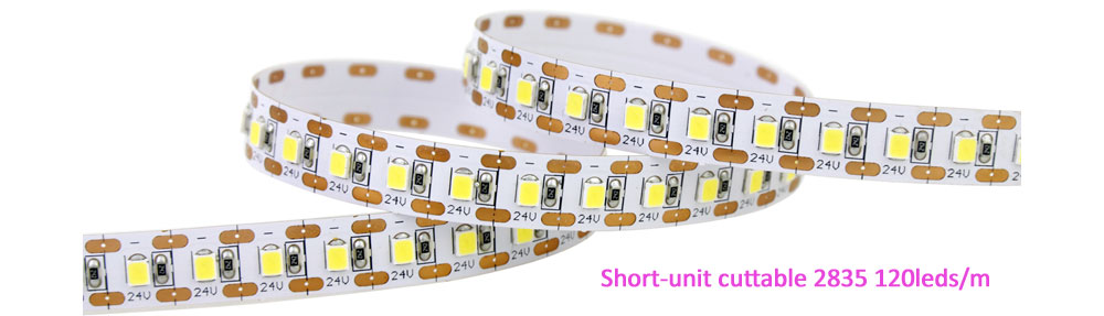 Short unit cuttable 2835 120leds m led strip lights - LED Strip Lights Application Guide