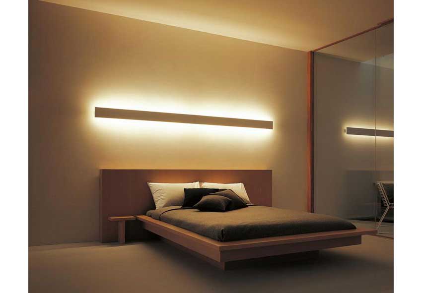 إضاءة غرفة النوم - دليل تطبيق أضواء شريط LED