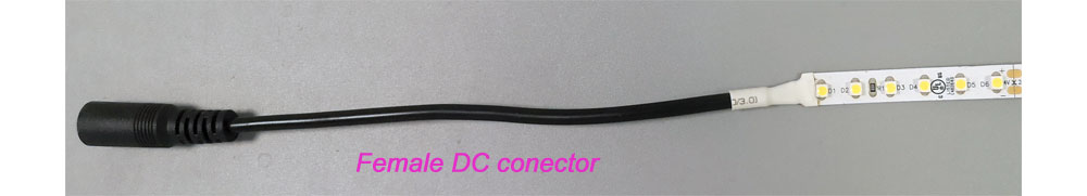 female dc connector with led strip lights - LED Strip Lights Application Guide