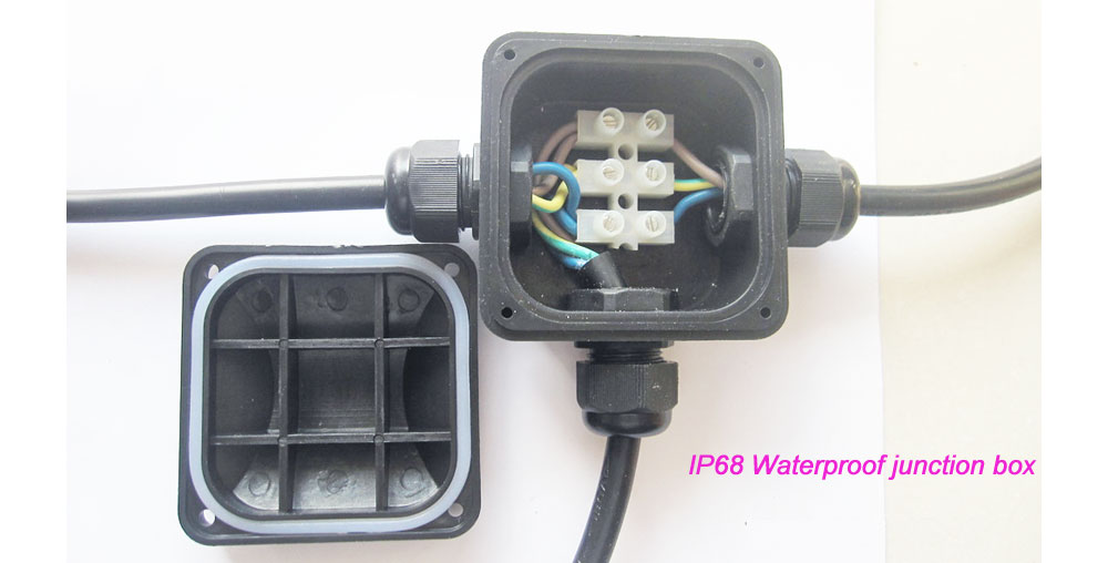 صندوق التوصيلات المقاومة للماء IP68 - دليل تطبيق أضواء الشريط LED