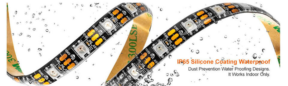 WS2812B IP65 LED STRIP LIGHTS - Guida all'applicazione delle strisce luminose a LED