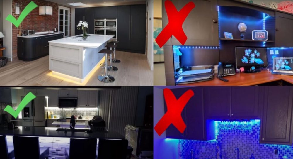 7 Common Misuses of LED Strip Light 1 1000x542 - LED Strip Lights Application Guide