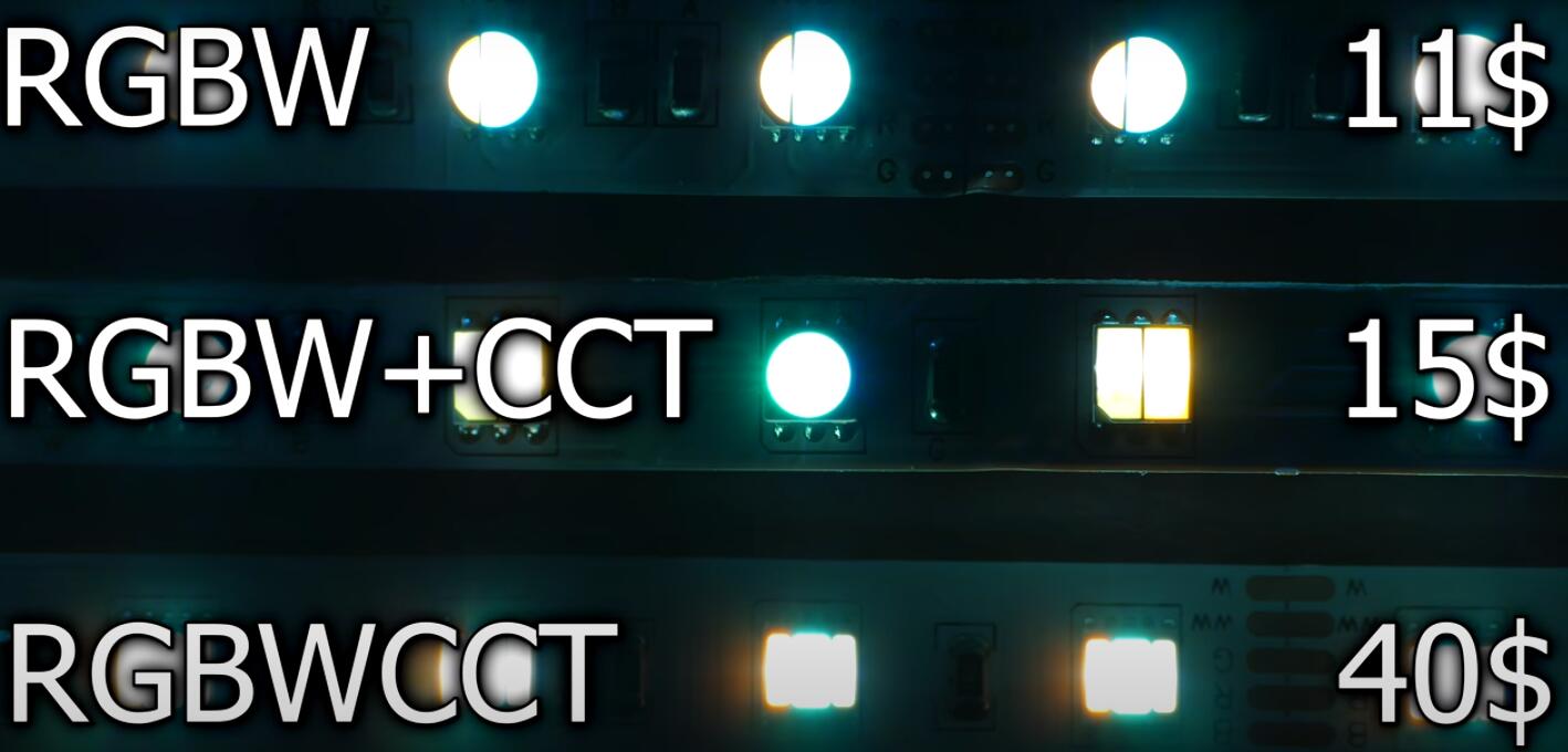 rgbw rgbwcct led شريط ضوء 7 - دليل تطبيق أضواء شريط LED