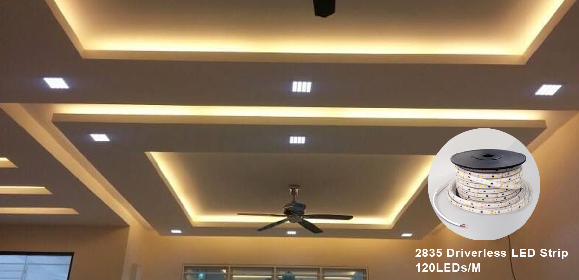 רעיונות לפנסי לד לתאורת תקרה - מדריך יישום של אורות פס LED