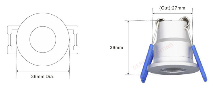 đèn led pha mini cct màu có thể điều chỉnh độ sáng 2 - Đèn LED chiếu điểm mini