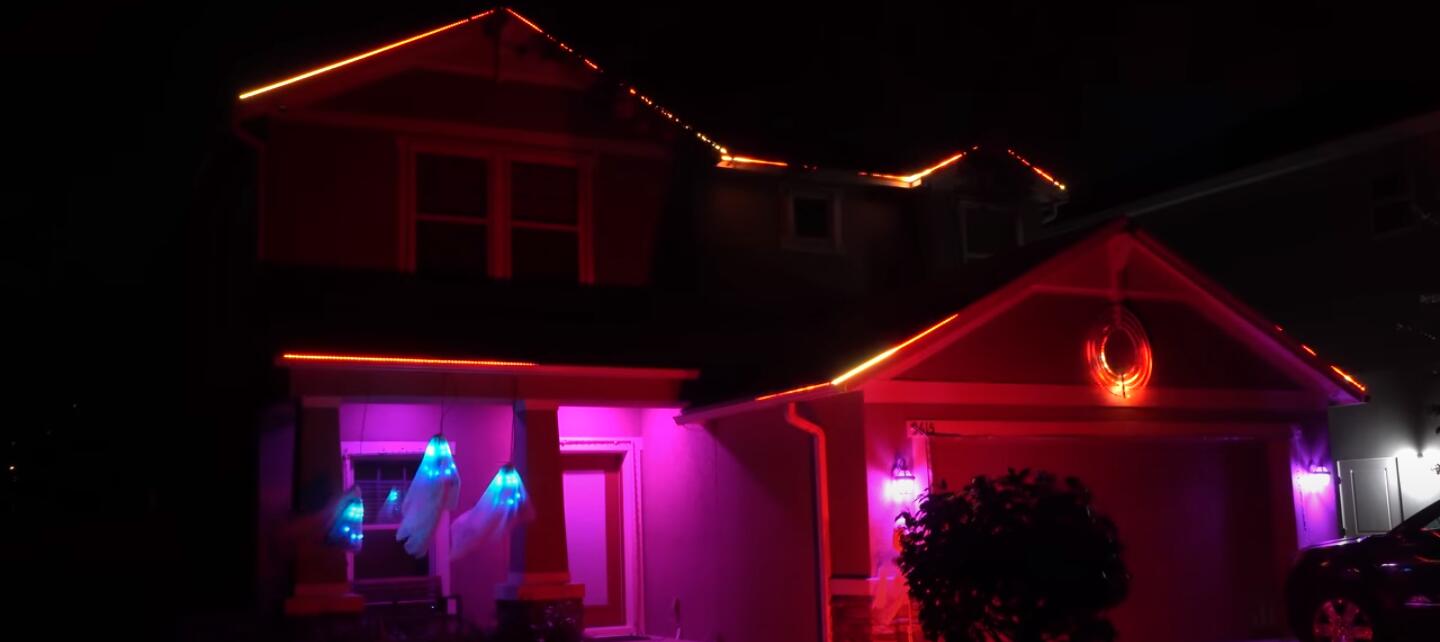 Complete guide permanent install led strip Christmas lights