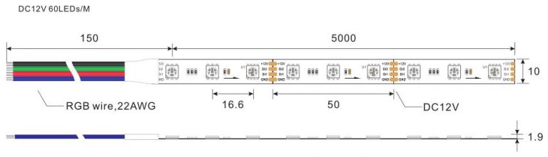 Ws2812 Dc12v 60leds M Smart Addressable Rgb Dream Color Led Strip Lights Derun Led Ws2812 Dc12v 60leds M Smart Addressable Rgb Dream Color Led Strip Lights Derun Led