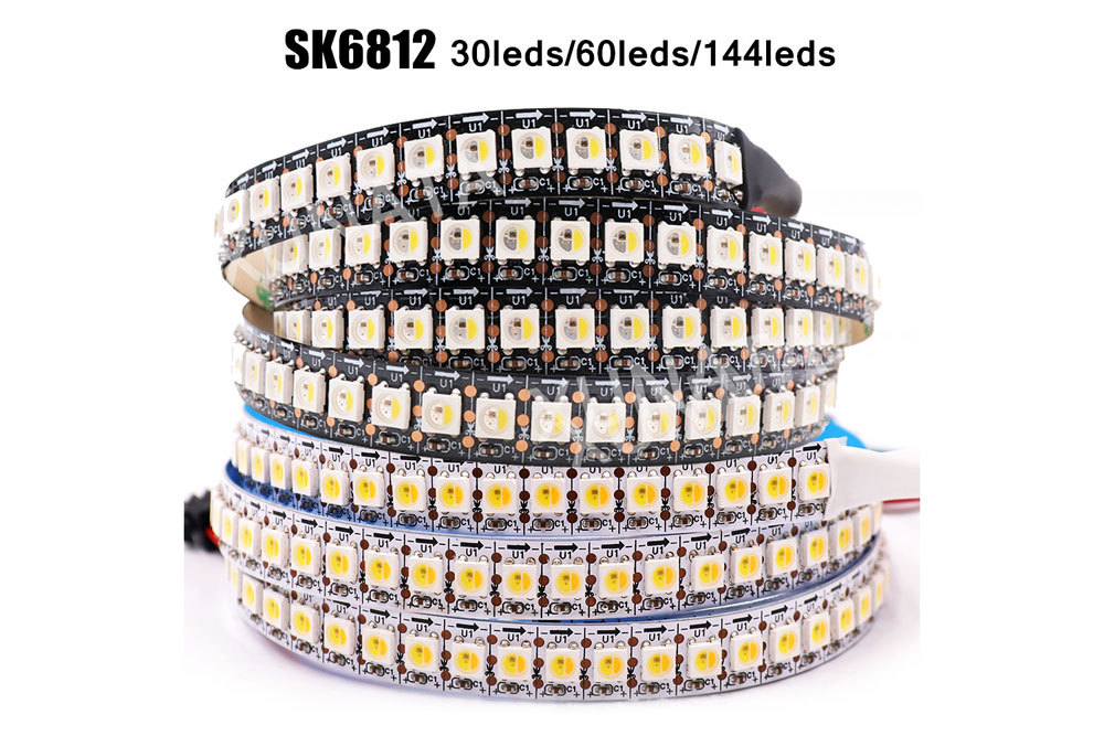 مصابيح شريطية SK6812 RGBWW LED 1 - سلسلة شريط LED SK6812