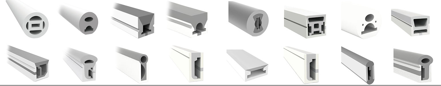 Structure of led strip diffuser silicone tube 0000 - Flexible Silicone LED Diffuser Tube Channel for LED Strip Lights