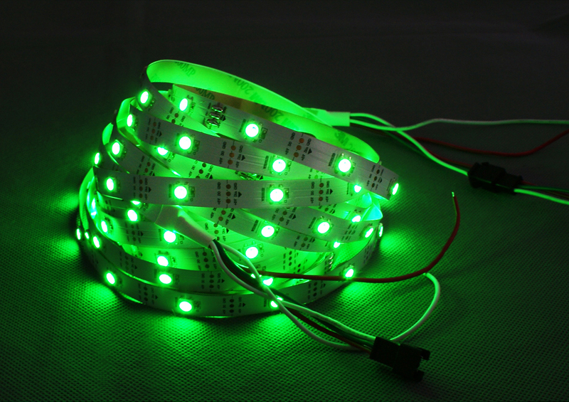 Bande lumineuse LED adressable WS2812B DC5V 30leds 4 - Série de bandes LED WS2812B