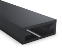 ब्लैक सिलिकॉन एलईडी स्ट्रिप लाइट डिफ्यूज़र कवर LG10T0513