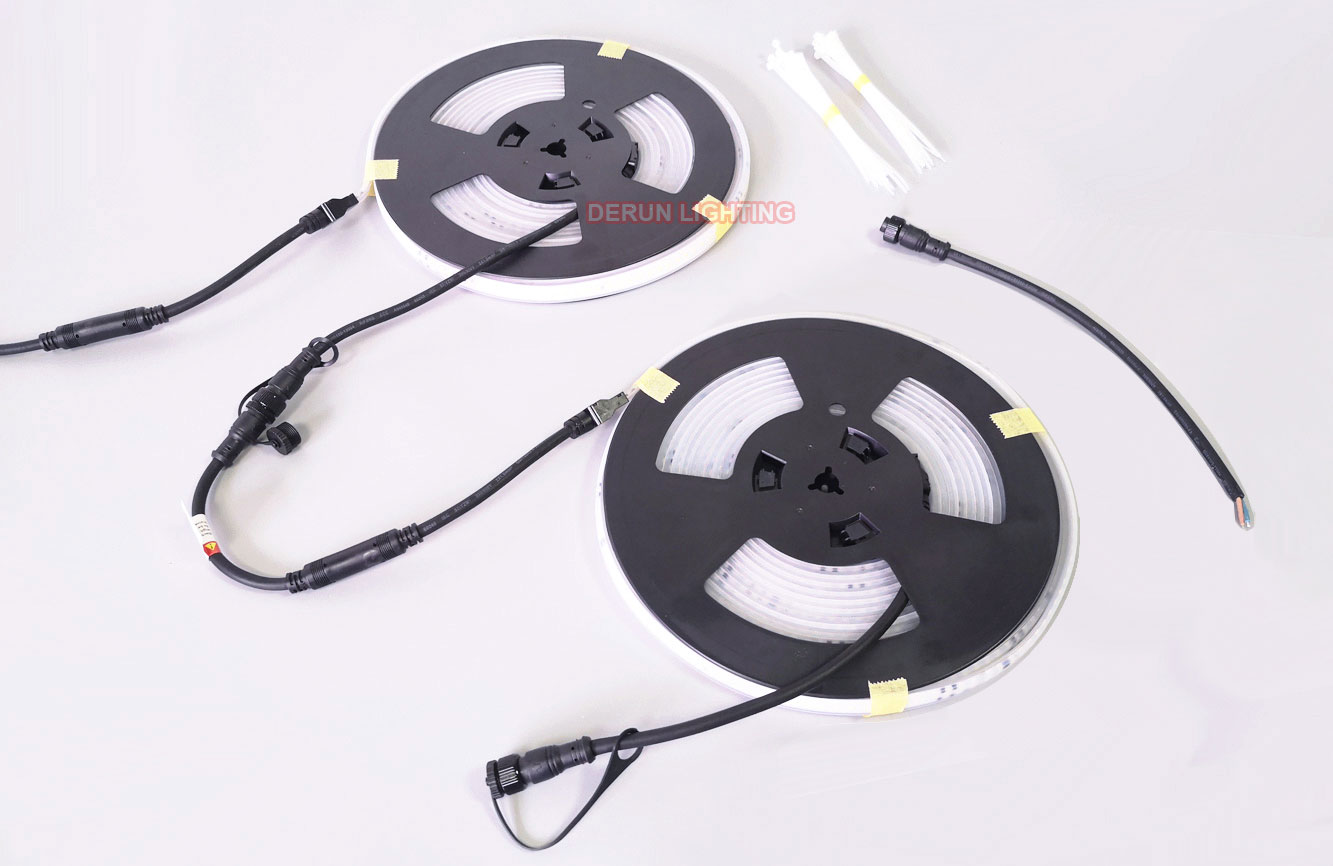 LED Strip COB 220V | 448 LED/m | 20m | FLIP CHIP | 1200Lm/M | 14W/M |  CRI+82 | IP67 | Cut every 12.5cm