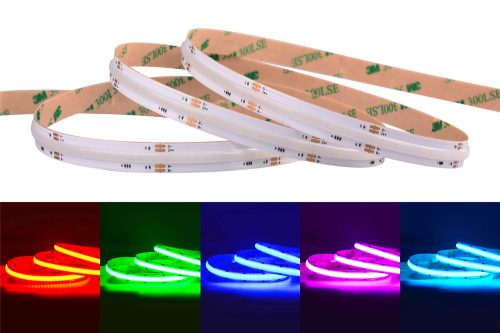 RGBCCT COB LED Strip Light 24V RGBCW Colorful Flexible FOB LED Tape 840LEDs 6 - COB LED Strip Lights Series
