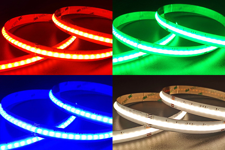 RGBW RGBWW RGBA Cob Led Strip lights1 - COB LED Strip Lights Series