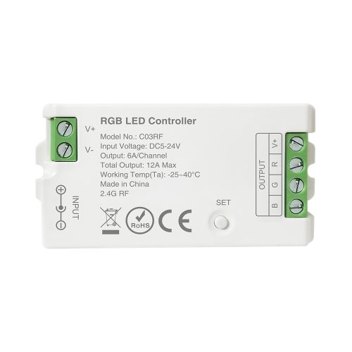 C03RF/C04RF/C05RF 2.4GHz RF RGB/RGBW/RGBCCT LED Controller