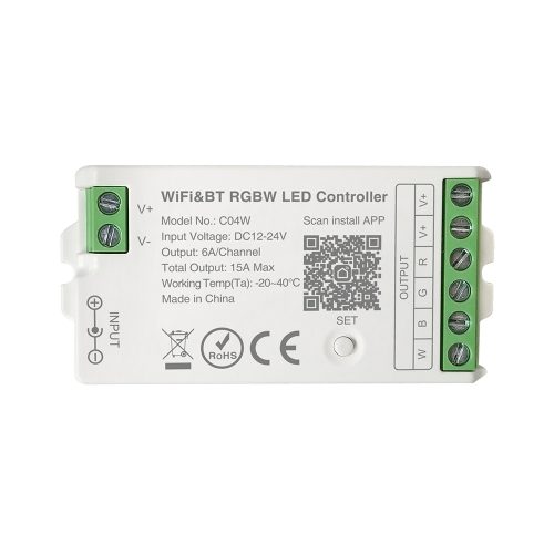 C03W/C04W/C05W WiFi&BlueTooth RGB/RGBW/RGBCCT LED Controller