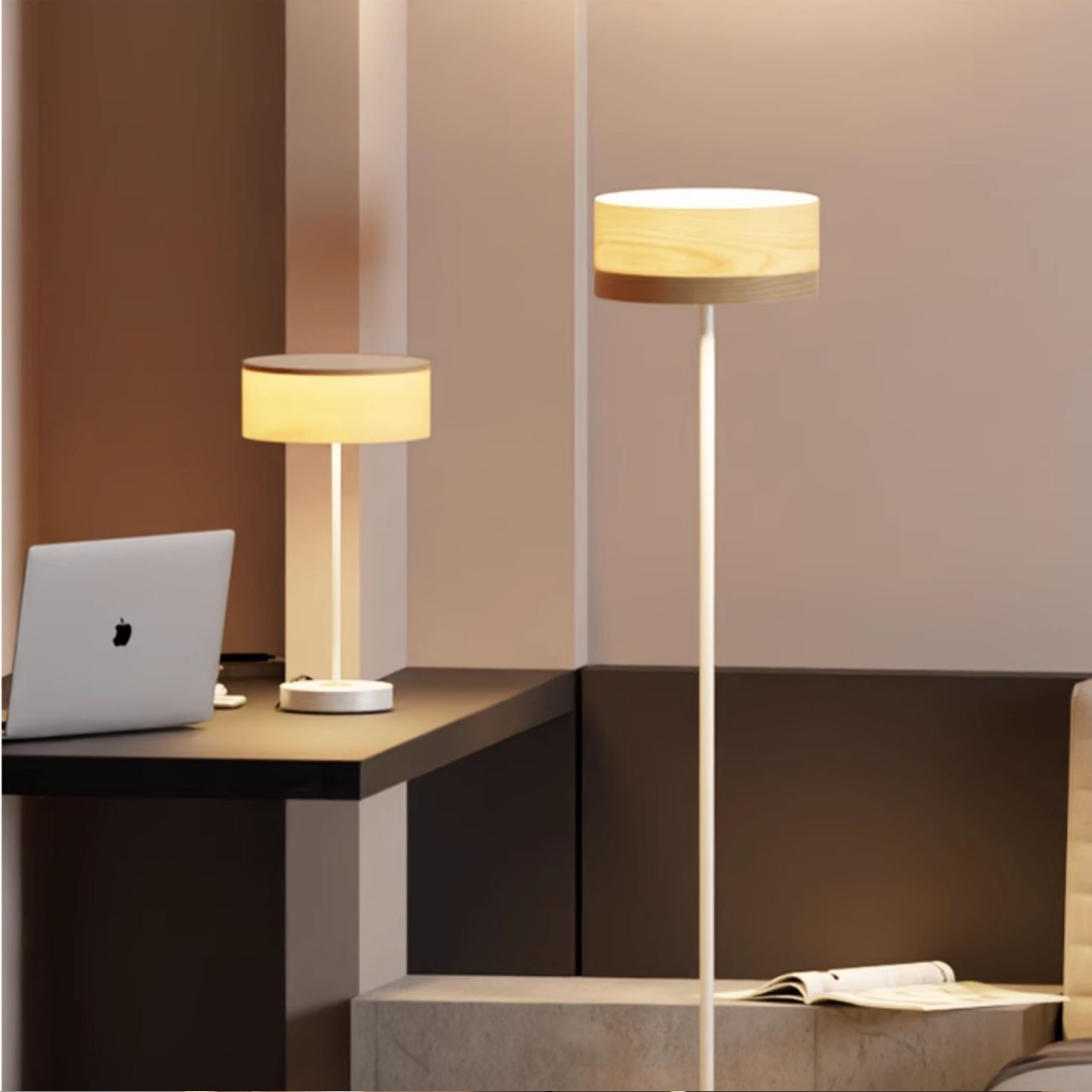 LED induction desk lamp bedroom bedside reading lamp eye protection desk lamp 6 - LED Table Lamp